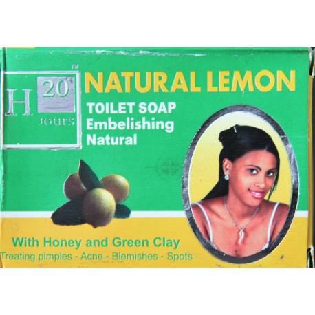 H 20 jours  naturel lemon savon de toilette