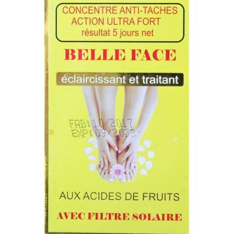 belle face eclaircissant traitant
