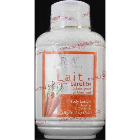 fair&white lait carotte 