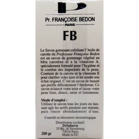 Pr. Françoise Bedon Paris Carotte Savon