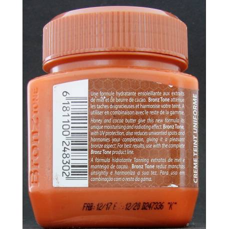 bronz tone crème beurre de cacao & extraits de miel bronz tone crème beurre de cacao & extraits de miel