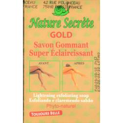 nature secrète gold savon gommant