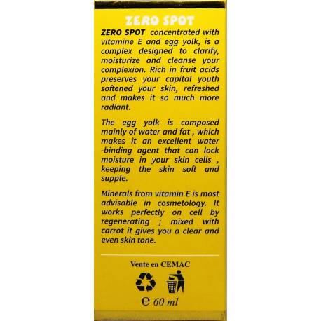 Zero Spot with egg yolk and Vitamin E