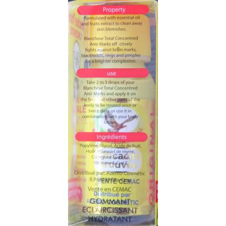 Blancheur totale concentré - Whitening concentrated