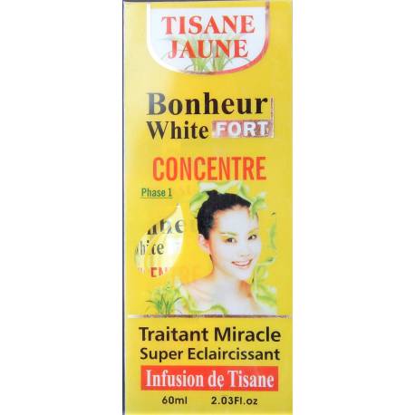 Tisane Jaune Bonheur White Fort Concentré phase 1