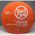 Red One orange aqua hair gel wax