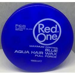 Red One blue aqua hair wax