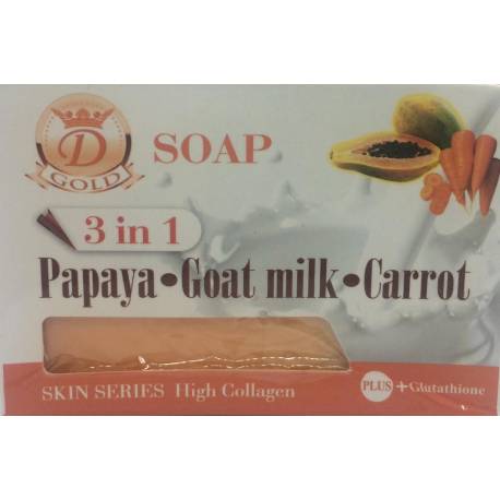 Savon á la papay au lait de chèvre et carotte