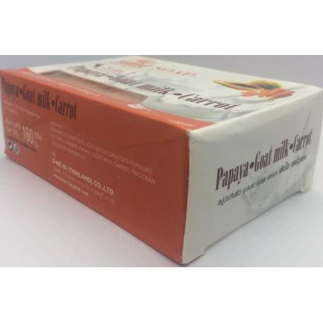 Papaya + Goat milk + Carrot Soap 3 in 1