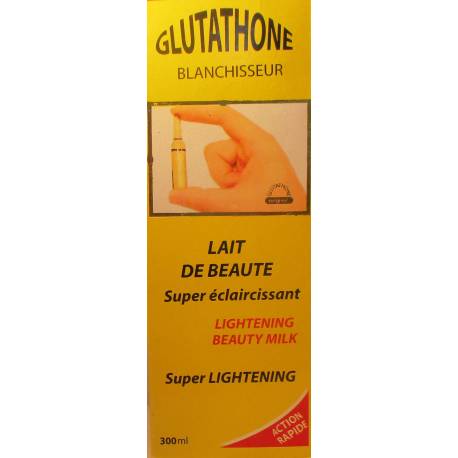 glutathone blanchisseur lait super éclaircissant