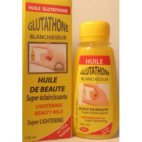 glutathone blanchisseur huile super éclaircissant