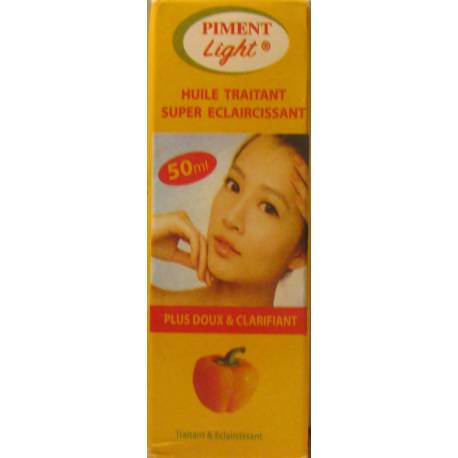 piment doux huile traitant super éclaircissant 