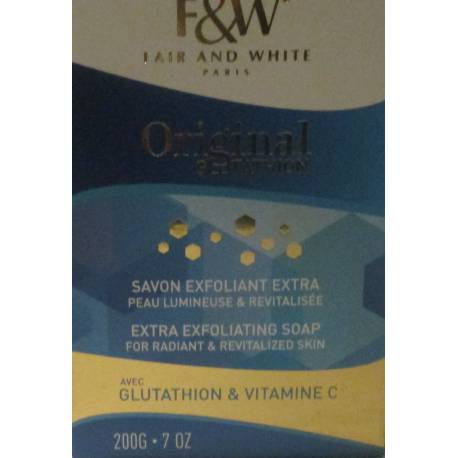 fair and white original glutathion savon