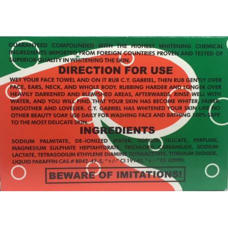 C.Y. Gabriel special green savon éclaircissant