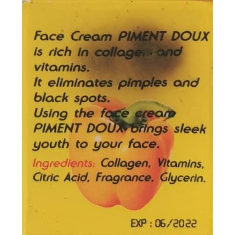 piment doux plus crème de vissage