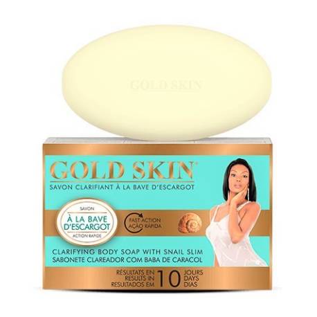 gold skin savon clarifiant a la base d'escargot 