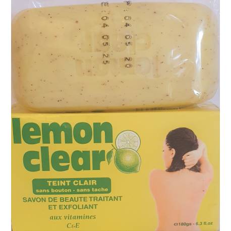 lemon clear savon de beaute traitant et exfoliant 