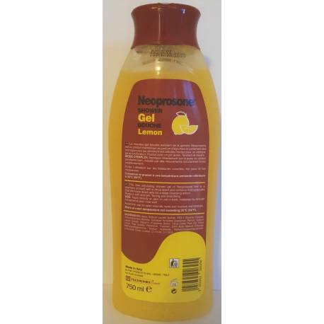 Neoprosone gel douche gommant avec extrait de citron 