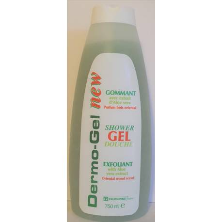 Dermo-gel gommant avec extrait d'aloe vera 