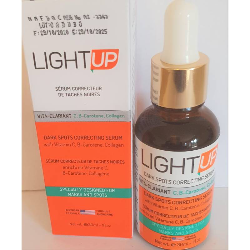 Light up dark spots correcting oil