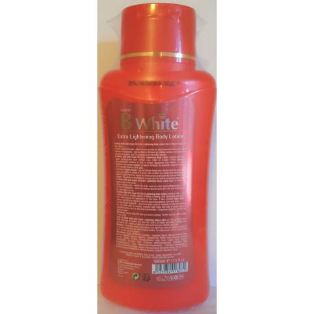 B white lait éclaircissant aha avec l'hule d'argan