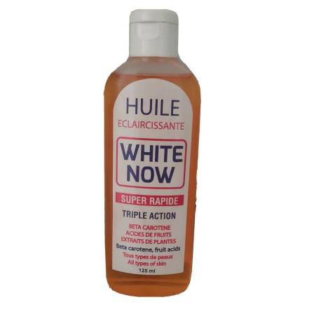 white now huile super rapide