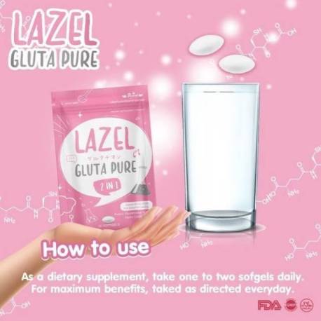 Lazel gluta pure 2 in 1