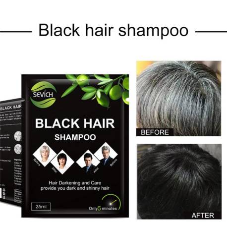 Dexe black hair shampoo