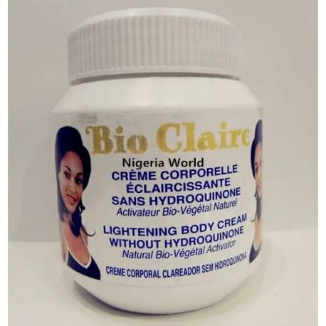 Bio claire crème éclaircissante