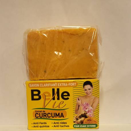 belle vie Savon extrait de curcuma